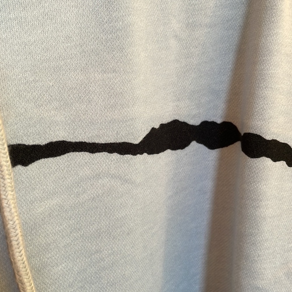 Unbranded blue with black stripes Hoodie - Picture 2 of 5